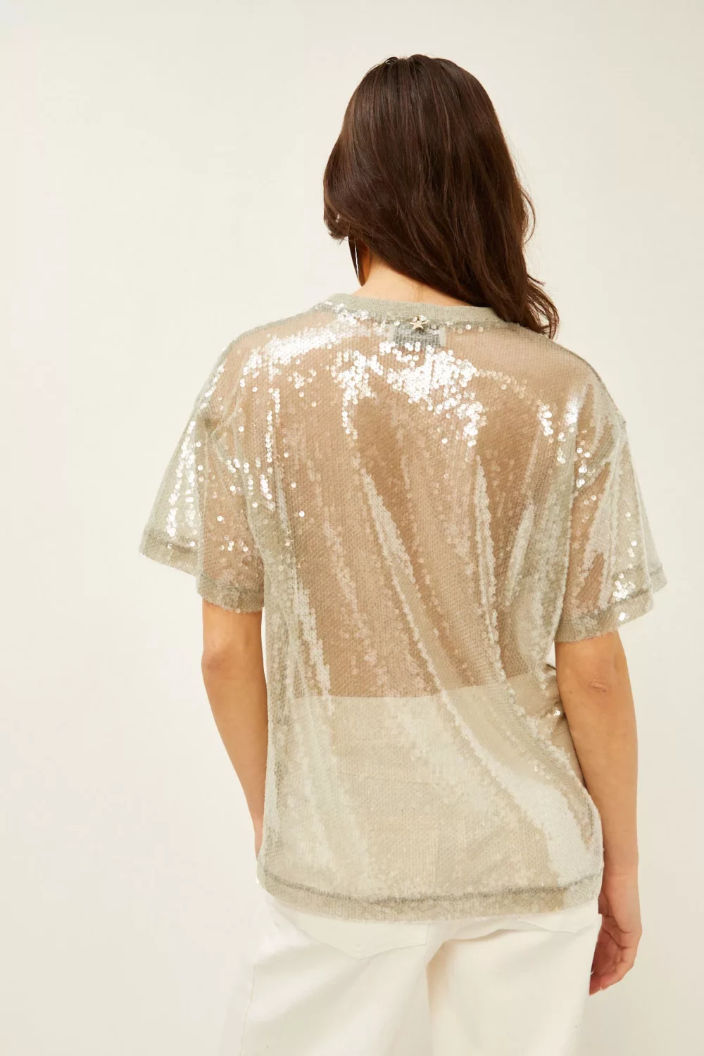 T-shirt paillettes - immagine 2