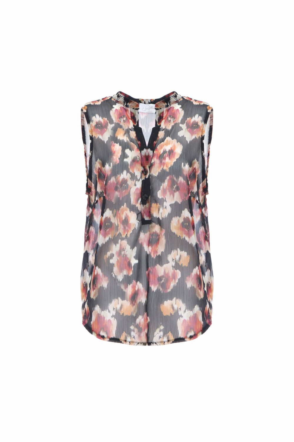 Camicia slim fiore grande