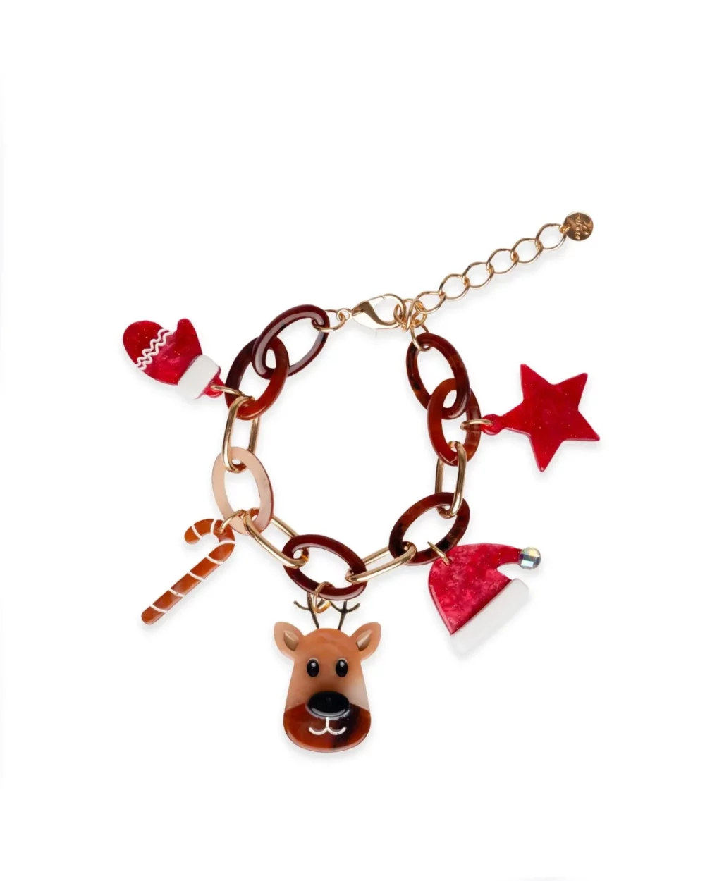 Bracciale con charms a tema natalizio