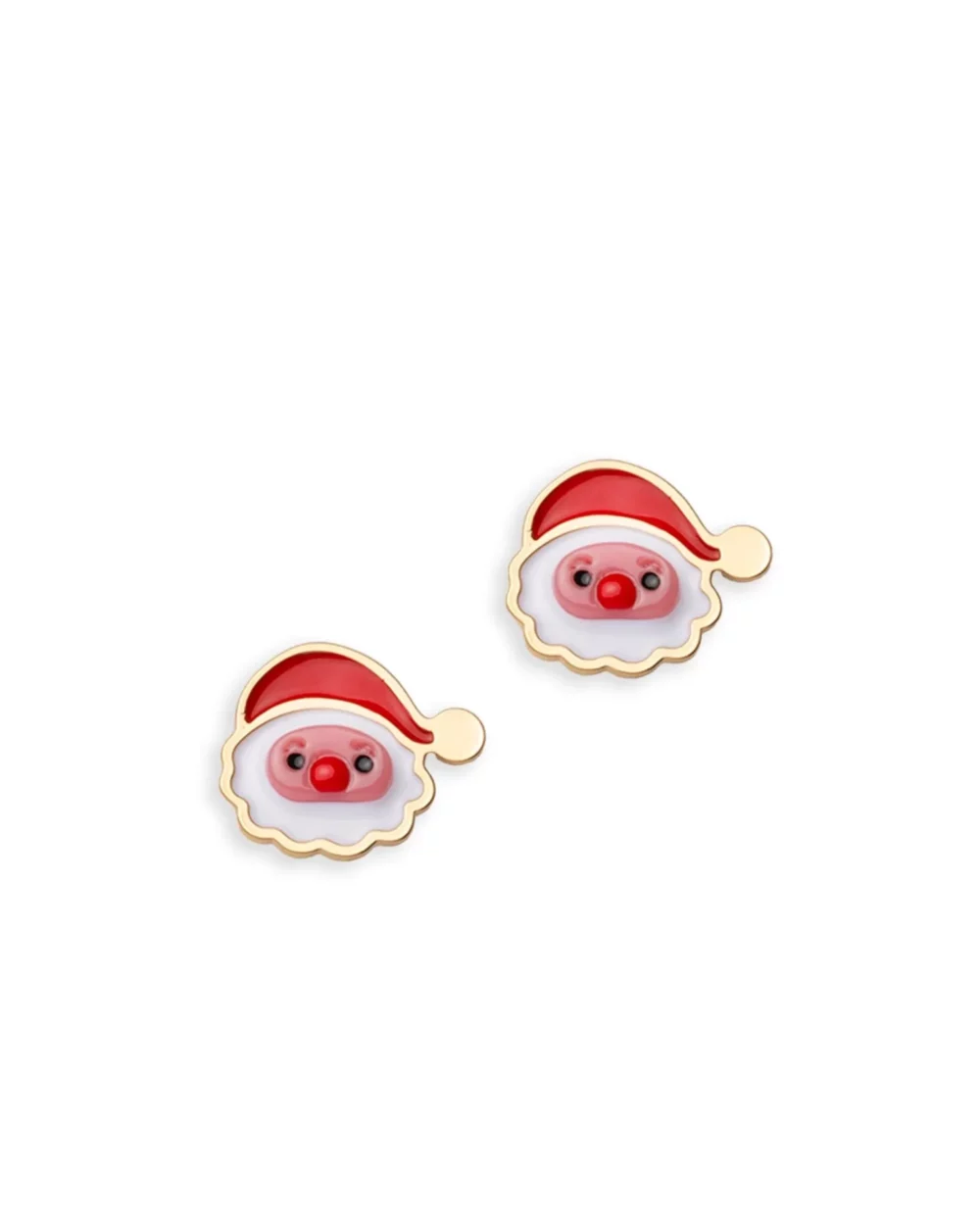 Orecchini a forma di cappello di babbo natale
