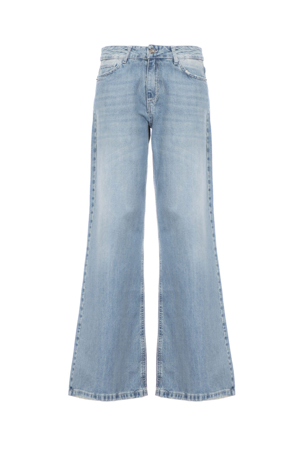 JEANS FLAIRE MOLATURE DENIM MED. BLUE - immagine 2